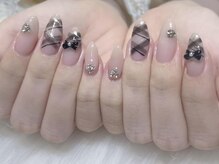 ララアンジュ(LaLa-Ange)/チェックネイル