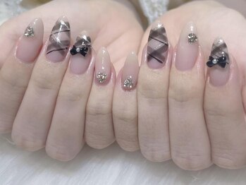 ララアンジュ(LaLa-Ange)/チェックネイル