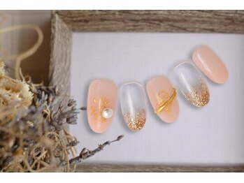 ファストネイル 本厚木駅前店(FAST NAIL)/春ネイル オーロラ【11855】