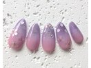 夜桜ネイル