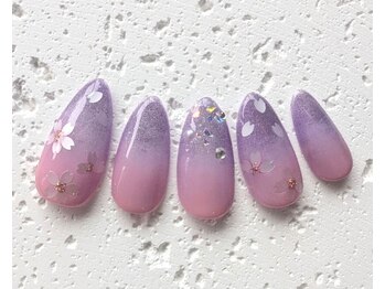 ジュネル/夜桜ネイル