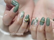 ネイルプランニング(Nail-Planning)/シンプルアートにリング