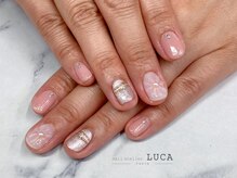 ネイルアトリエルカ(nail atelier LUCA)/M-346 ぷっくりフラワーネイル