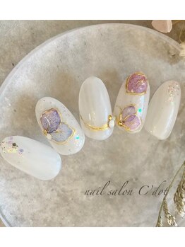 シードット(Cdot)/梅雨ネイル