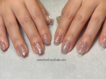 アンワインド ネイルアンドケア(unwind nails&care)/フラッシュ＆ミラーフレンチ