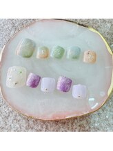 リリー 旭川三番館店(Lilly)/◇フット定額デザインネイル◇