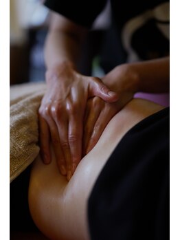 ヨモギ蒸スメ/腸もみ