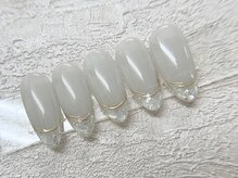 ネイルバイスターリー 川口(NAIL by STARry)/シェルフレンチネイル