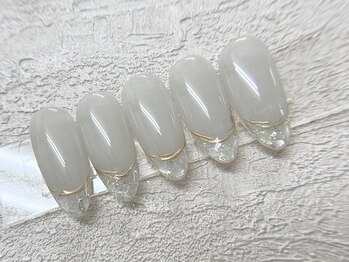 ネイルバイスターリー 川口(NAIL by STARry)/シェルフレンチネイル