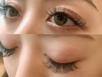 グレース(GRACE)の写真/[付け放題◇フラットラッシュ上¥7700/フラット上下¥9350]LEDエクステ導入♪通常のモチ1.5倍でコスパ◎