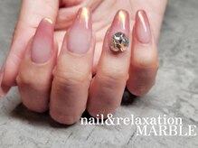 ネイルアンドリラクゼーション マーブル(MARBLE)/ワンホンネイル（￥7,700）