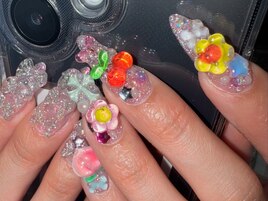 長さだし＋パーツ付け放題
