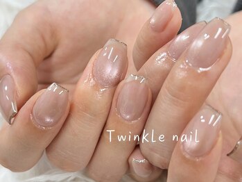 ラメラインマグネットネイル