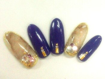 クリスタルネイル ボンベルタ橘店(CRYSTAL NAIL)/大理石風ネイル