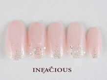 インフェイシャス 大丸福岡天神店/フェミニンピンクネイル 