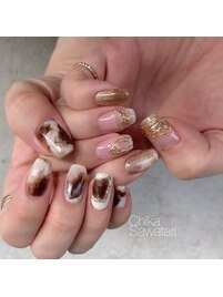 ニュアンスアシメネイル