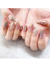 アウグーリ(AUGURI)/オトナな大理石ネイル♪