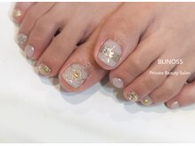 ブリノス(BLINOSS)/フットネイル☆ミラーデザイン
