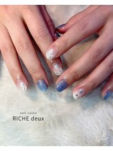 リッシュ ドゥ(RICHE deux)/冬っぽスノーネイル