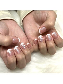 ナミネイル(NAMI nail)/whitefrench