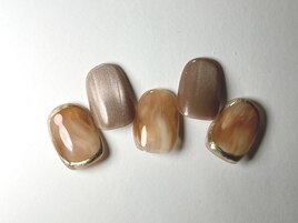 Cコース6500円ニュアンスネイル