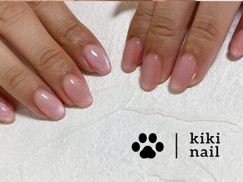 キキネイル 二子玉川(kikinail)/マグネットピンク/春ネイル