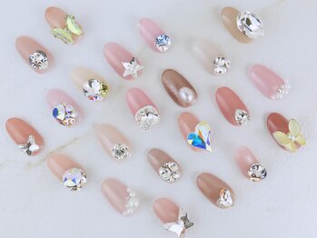 モアニ ヒロオ 恵比寿店(MOANI Hiroo)の写真/恵比寿/パラジェル無料のフィルイン専門店◎豊富なマオジェルカラー&ビジューのシンプルネイルが大人気!