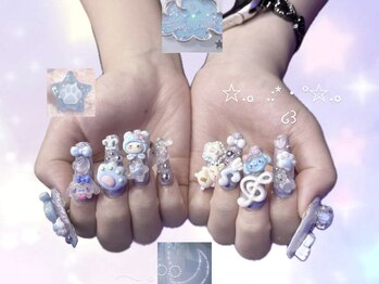 プリンセス(Princess)/付け放題ゴテゴテネイル9200円