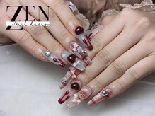ゼン ネイル デザイン 池袋(ZEN NAIL DESIGN)/* 長 さだしやり放題×つけ放題