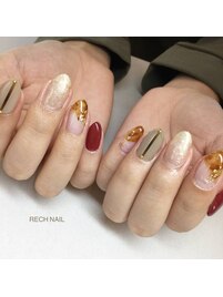 塗りかけべっ甲デザイン