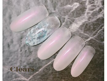 ビューティーネイルサロン クリアーズ(Clears)/偏光カラーがキレイなグラデ