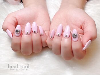 ヒールネイル(heal nail)/スカルプ ミルキーpink~