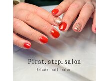 ファーストステップサロン(First.step.salon)/赤ネイル
