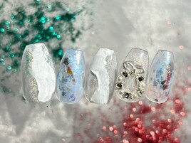 【パラジェル】クリスマスネイル