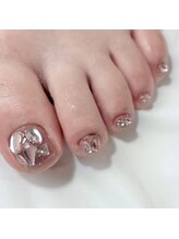 ダイアモンドネイルスタジオ 新宿店(Diamond Nail Studio)/フットネイルお持ち込みデザイン