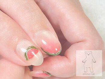 オトナネイル(otona nail)/すいか好きさん専用スイカネイル