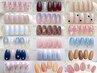 【オフ無料】定額4,860円コース ─ シンプルネイル/オフィスネイル100種♪