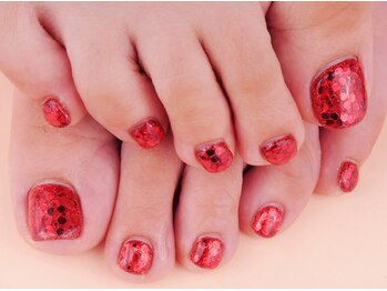 フラッシュネイル フレンテ西宮店/フット☆デザインコ-ス◇