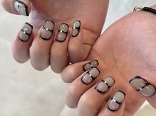 プラス ファースト(Plus 1st)/秋アートネイル by sasabe