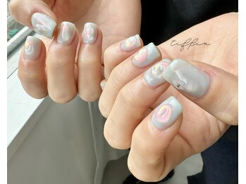 ネイルサロン ティフィン(tiffin)/～ちゅるんmonthly　design～