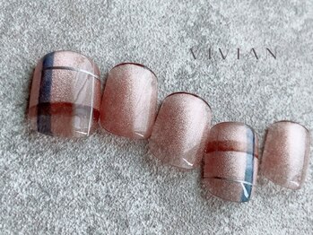 ヴィヴィアン ネイル(Vivian nail)/マグ×チェック