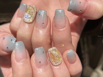 エマネイル プラス キハクヤ 堺東店(EmaNail+KIHAKUYA)の写真/オススメ［90分やり放題（持ち込みOK）￥9,900］です！イベントごとやブライダルネイルもお任せください☆