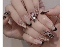 【トレンドデザイン：レオパードネイル】秋冬人気No.1★大人かわいいレオパードでおしゃれ度UP！