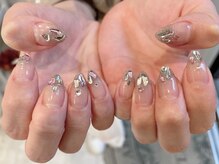 レアネイル 新宿(le'a nail)/ラメグラデザイン