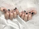 黒レース&ドット