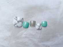 エイミー 金町(amy)/大理石風ネイル