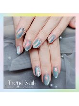 トレンドネイルスタジオ(Trend Nail Studio)/オーロラマグ+ウェーブアート