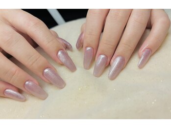 ヘブン ネイル 鶯谷(HEAVEN Nail)/ピンクグリッター