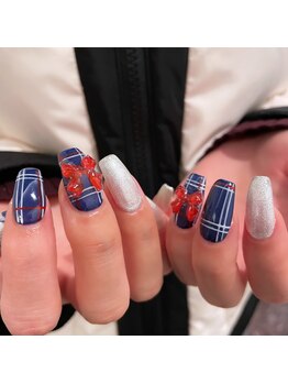 セレンティア バイ リディーヴ 渋谷店(Serentia by Ridive)/タータンチェック ネイビー