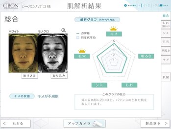 シーボンビューティーオアシス 銀座店(C’BON Beauty Oasis)/肌解析診断